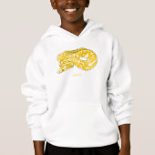 Illustration du serpent python birman (Devant)