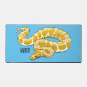 Illustration du serpent python birman (Recto)