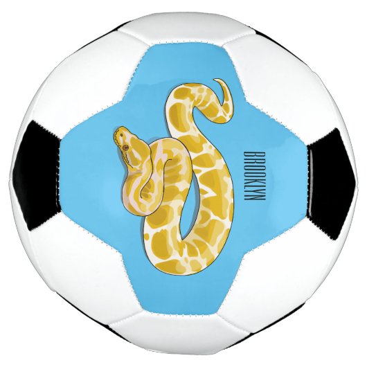 Illustration du serpent python birman (Tourné)