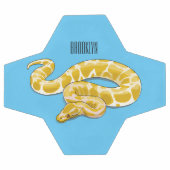 Illustration du serpent python birman (Plat)