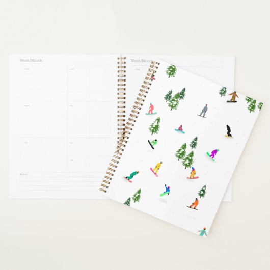 Illustration du snowboard des Snowboarders (Devant avec enveloppe)