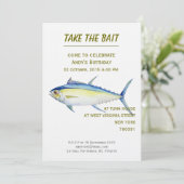 Illustration du thon Invitation d'anniversaire (Debout devant)