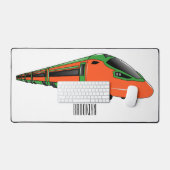 Illustration du train à balles (Clavier et souris)