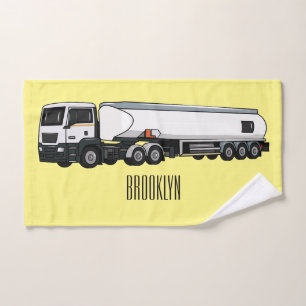 Illustration du transport de carburant par camion-