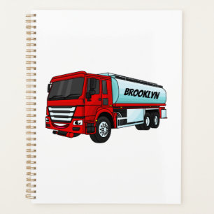 Illustration du transport de carburant par camion-