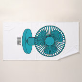 Illustration du ventilateur (Serviette de bain)