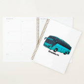 Illustration d'un autobus à passagers moderne (Devant avec enveloppe)