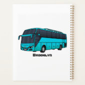 Illustration d'un autobus à passagers moderne (Dos)