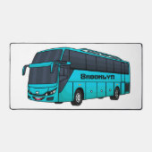 Illustration d'un autobus à passagers moderne (Recto)