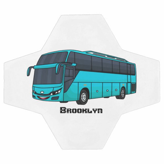 Illustration d'un autobus à passagers moderne (Plat)