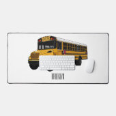 Illustration d'un autobus scolaire (Clavier et souris)