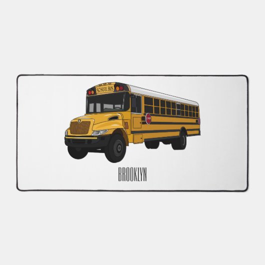 Illustration d'un autobus scolaire (Recto)