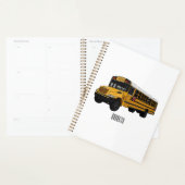 Illustration d'un autobus scolaire (Devant avec enveloppe)