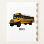 Illustration d'un autobus scolaire (Dos)