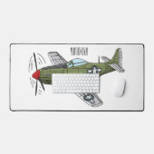 Illustration d'un avion militaire (Clavier et souris)