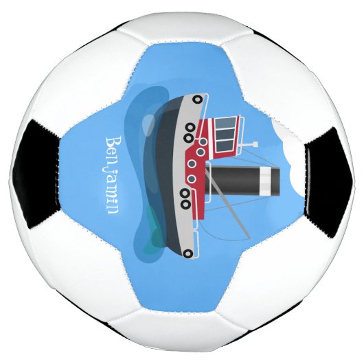 Illustration d'un bateau à chalutier mignon (Tourné)