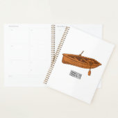 Illustration d'un bateau à roues (Devant avec enveloppe)