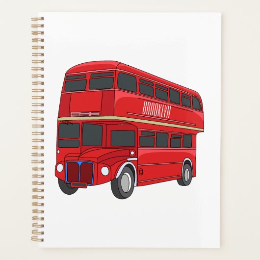 Illustration d'un bus à deux étages (Devant)