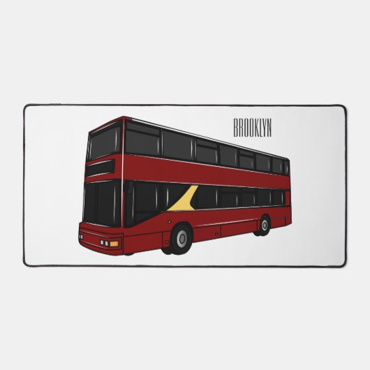 Illustration d'un bus à deux étages (Recto)