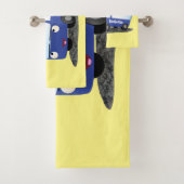 Illustration d'un bus moderne bleu mignon (En situation)