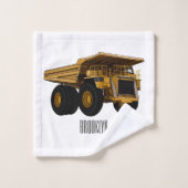 Illustration d'un camion à grande échelle (Gant de toilette)