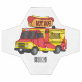 Illustration d'un camion de nourriture pour chien (Plat)