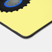 Illustration d'un camion monstre bleu mou (Coin)