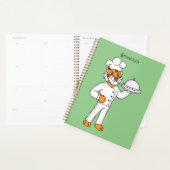 Illustration d'un chef tigre drôle et mignon (Devant avec enveloppe)