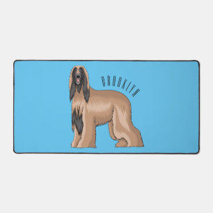 Illustration d'un chien hound afghan