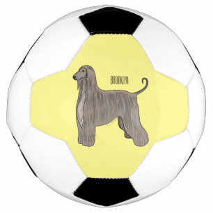 Illustration d'un chien hound afghan