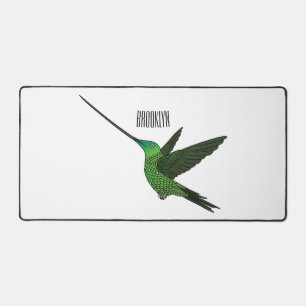 Illustration d'un colibri à bec épée