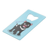 Illustration d'un diable de Tasmanie affamé (Dos Angle)