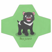 Illustration d'un diable de Tasmanie affamé (Plat)