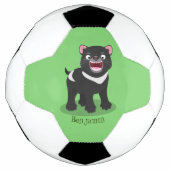 Illustration d'un diable de Tasmanie affamé (Devant)