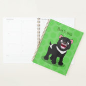 Illustration d'un diable de Tasmanie affamé (Devant avec enveloppe)