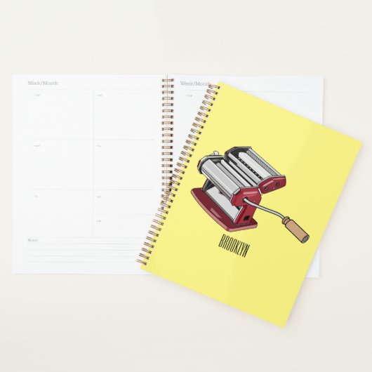 Illustration d'un fabricant de pâtes alimentaires (Devant avec enveloppe)