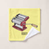 Illustration d'un fabricant de pâtes alimentaires (Gant de toilette)