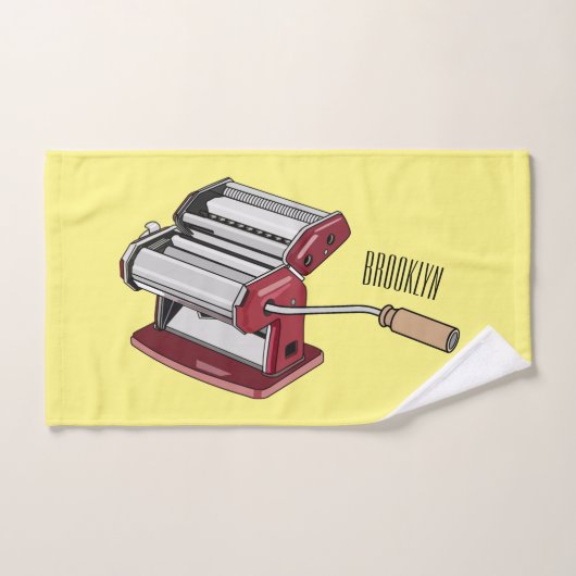 Illustration d'un fabricant de pâtes alimentaires (Serviette à main)