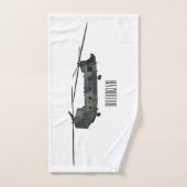 Illustration d'un hélicoptère de l'armée de Chinoo (Serviette à main)