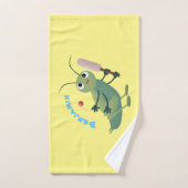 Illustration d'un insecte du cricket vert mou (Serviette à main)