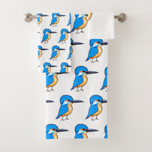 Illustration d'un joli martin-pêcheur bleu