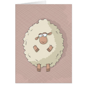 Illustration d'un mouton géant mignon et drôle