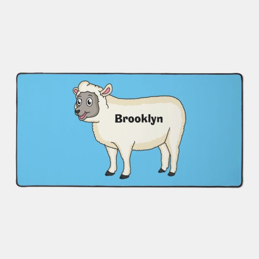 Illustration d'un mouton joyeux (Recto)
