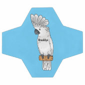 Illustration d'un oiseau de cobaye-parapluie (Plat)