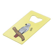 Illustration d'un perroquet gris en Afrique (Devant Angle)