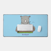Illustration d'un petit rhinocéros (Clavier et souris)