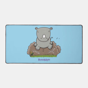 Illustration d'un petit rhinocéros