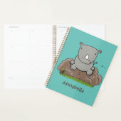 Illustration d'un petit rhinocéros (Devant avec enveloppe)