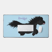 Illustration d'un poney de Shetland mignon (Clavier et souris)