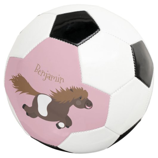 Illustration d'un poney de Shetland mignon (3/4)